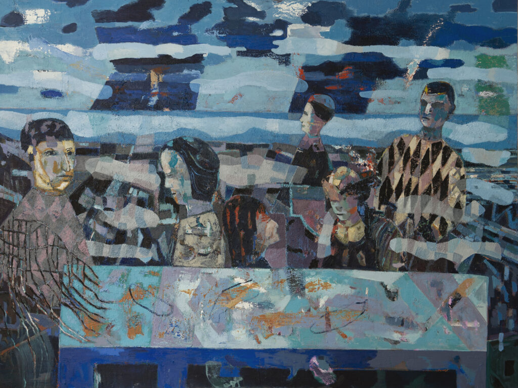 Erik Formoe<br>UT MOT HAVET<br>120 x 160 cm<br>olje på lerret