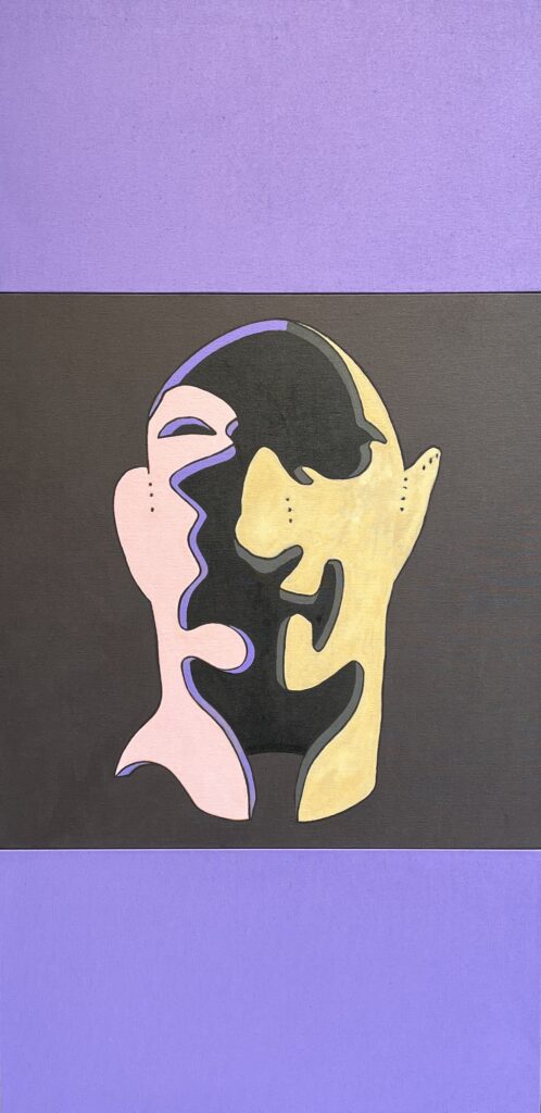 VOLUM<br>126 x 66 cm<br>akryl på lerret