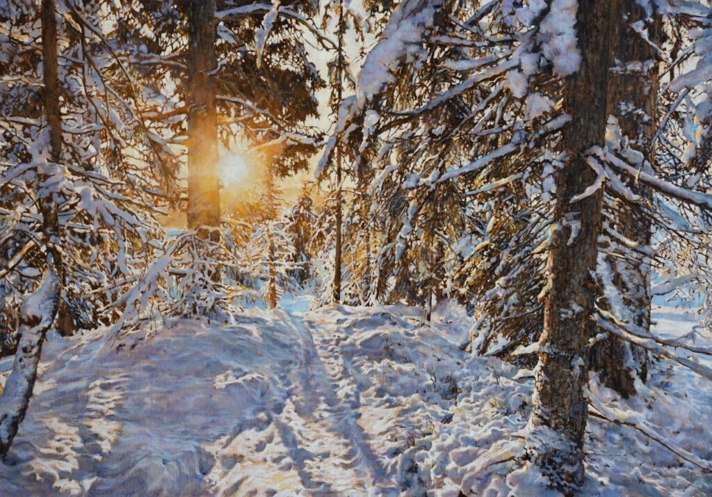 FEBRUARLYS (Orkland)<br>70 x 100 cm<br>oil on canvas