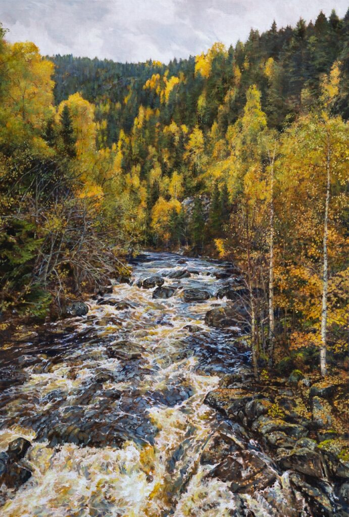 DALAÅI (Kviteseid)<br>95 x 65 cm<br>oil on canvas